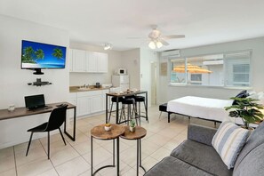 Bright and spacious studio interior