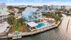 Lots to do at the house, or walk 4 minutes to the private beach access