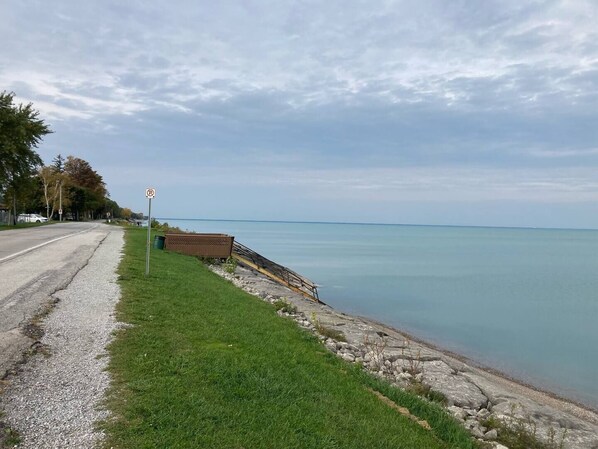 Lake Huron. (100 metres from property)