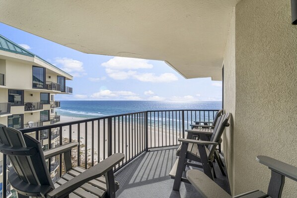 Furnished Gulf Front Balcony
