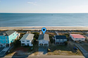 Located on the oceanfront you may see commercial fishing & shrimping boats as you gaze out at the Atlantic.