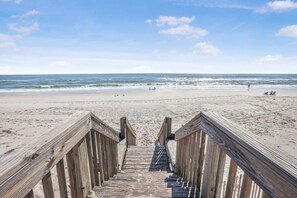 Deeded beach access across the street