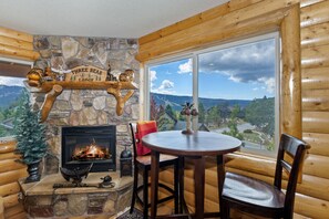 Sitting Area and Fireplace