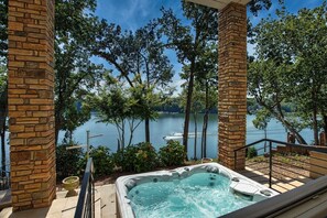 Lower Level: Hot tub/Spa with Views