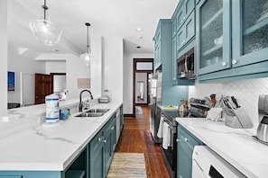 Another angle of the kitchen