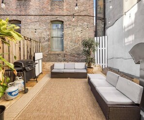 Private outdoor terrace