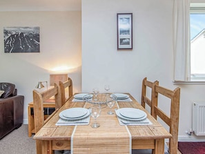 Open plan living space | Mont Blanc Apartment, Aviemore