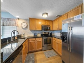 Indoors, Kitchen, Home Decor, Refrigerator, Microwave