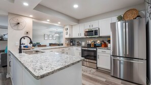 Prepare your families favorite meals in the spacious, fully equipped kitchen.