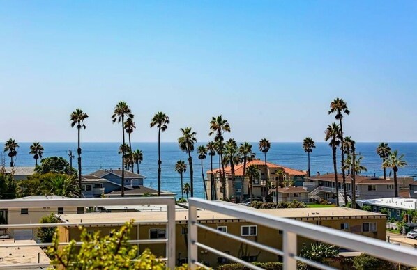 Ocean view from private rooftop deck.