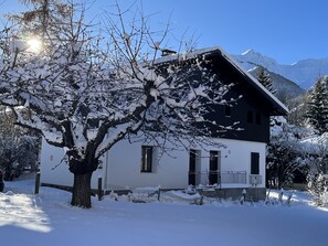 Vue nord du chalet 