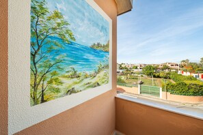 Blick von der Unterkunft