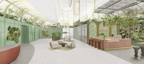 Lobby sitting area