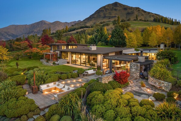 Property at dusk