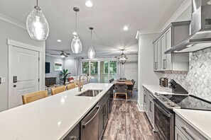 Spacious Kitchen with Stainless Steel appliances