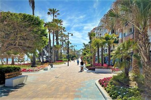 View of the magnificent promenade just outside the property