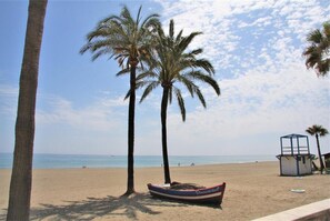 The stunning beach of La Rada is just a two minute walk from the apartment