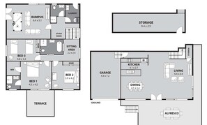 Floor Plan jpg Kiama Ocean View Escape