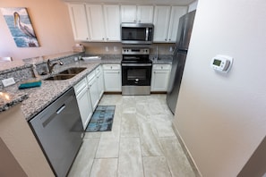 Large Kitchen Area with Modern Appliances