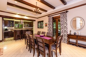 Dining room next to the kitchen