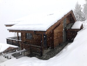 Chalet in the winter