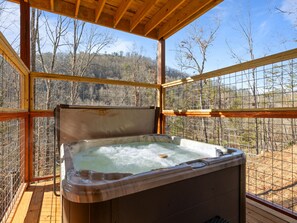 Hot Tub with Seasonal Mountain Views