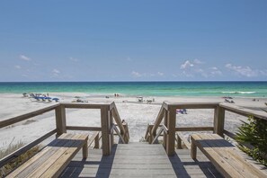 You will be steps away from this lovely beach