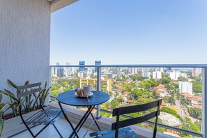 Uitzicht vanaf balkon