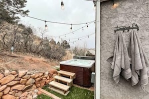 Bain à remous extérieur