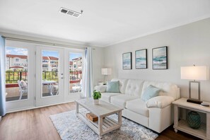 Living Space | Central A/C + Heating | Free WiFi
