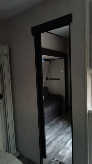 2nd bedroom/ dressing room with pull out bed and bunk