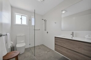 Bathroom - Shower + Toilet