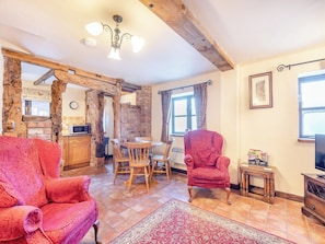 Living room/dining room | The Corn House - Morrells Wood Farm, Leighton, near Shrewsbury