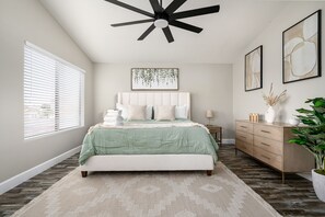 Master Bedroom with King Size Bed