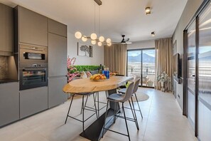 Dining Area with a Fully-Equipped Kitchen