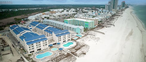 Sugar Beach directly on the beach.