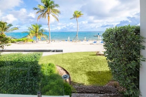 Steps from the beachfront.