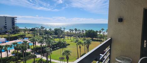 Beachplace 3-402 balcony with gulf view