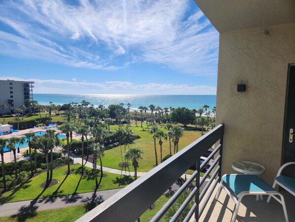 Beachplace 3-402 balcony with gulf view