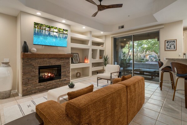 Family Room with Fireplace