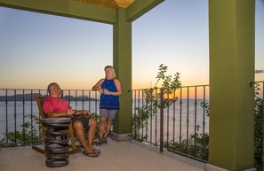 Enjoy the sunset from your balcony