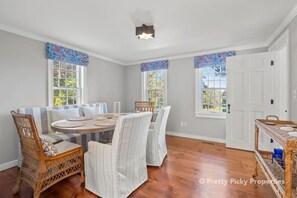 Dining area off the kitchen