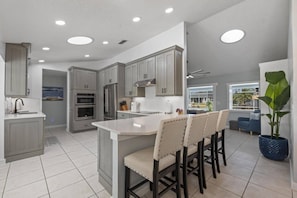 Luxurious Kitchen With Counter Seating