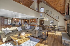 View of master bedroom loft