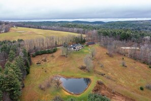 Fully stocked trout pond and hiking trails!