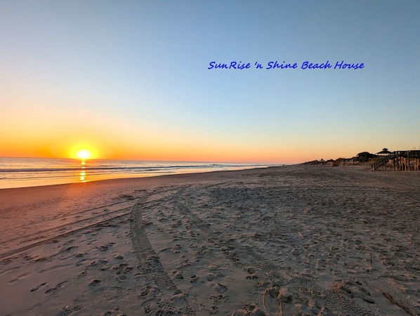 Rise and shine for the early morning glow - just a 5 min walk to the beach.