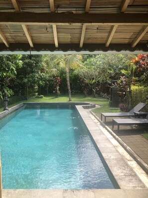 Large shared swimming pool