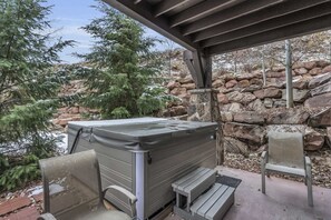 Udendørs spabad