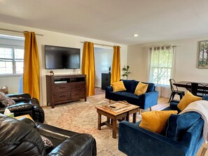 Living Room with smart tv