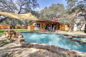 Private Pool & Hot Tub | Patio | Outdoor Dining Area